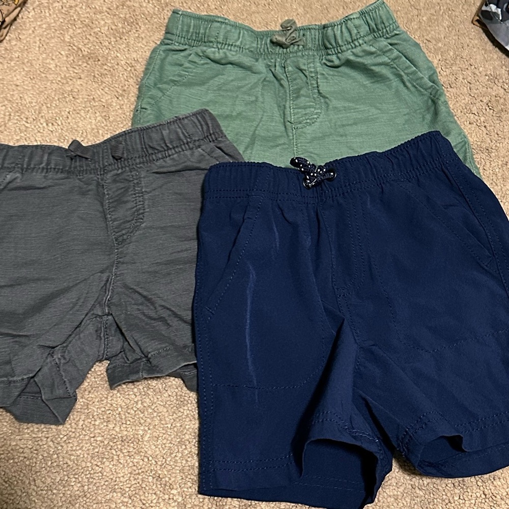 3 Pair Jumping Beans Boys Shorts 3T